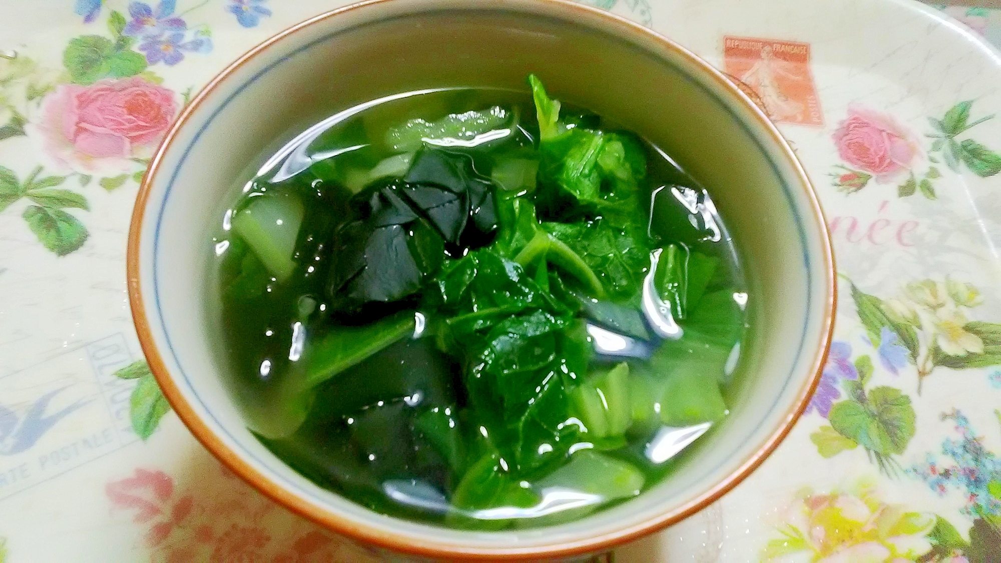 わかめと白菜のスープ