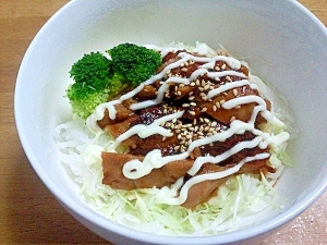 簡単早い(＾＾)とりの照り焼き丼ぶり