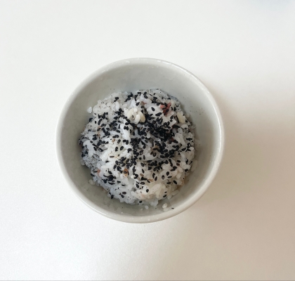 黒ごま&なめ茸おにぎり