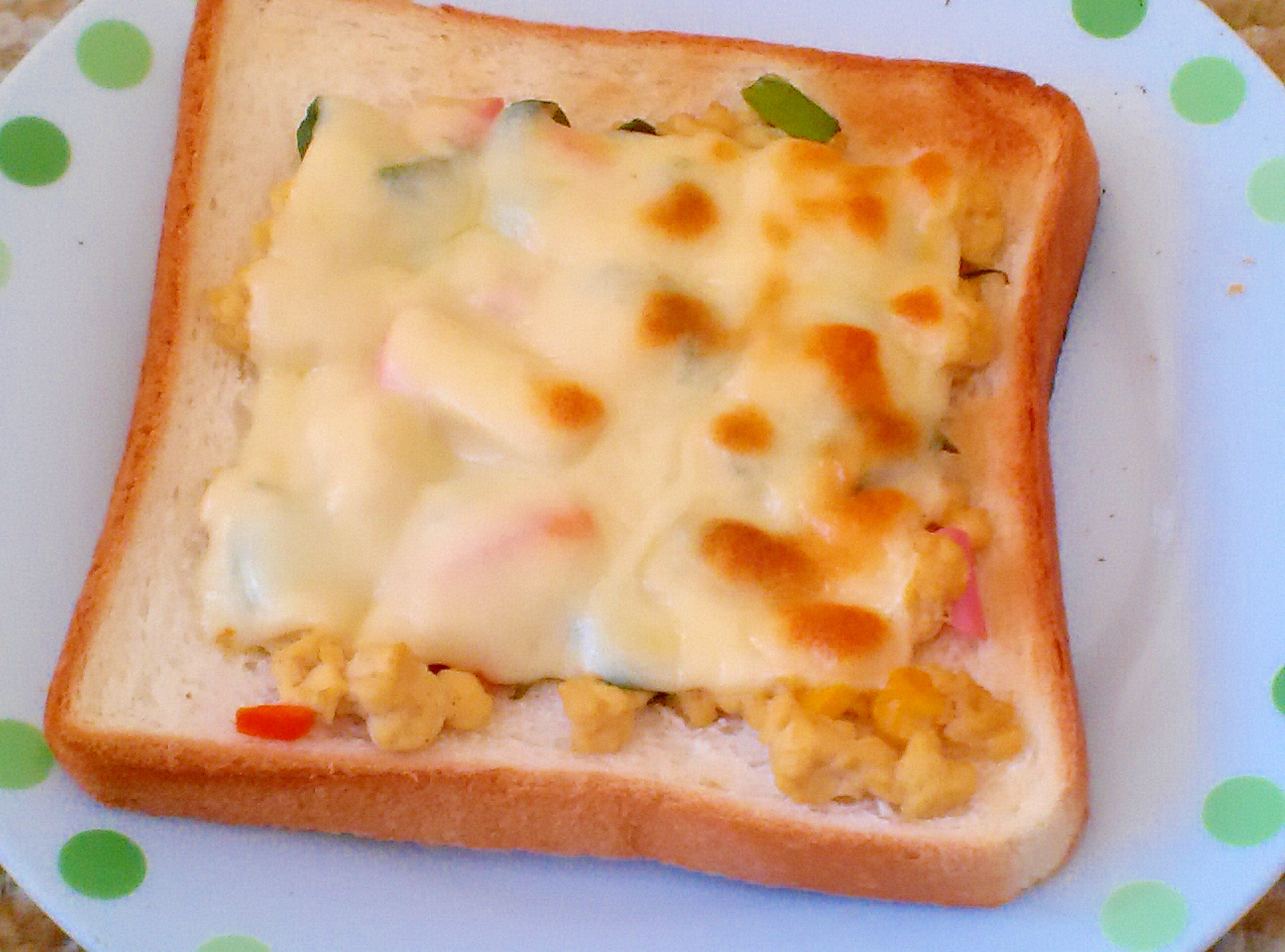 リメイク！炒り豆腐でチーズトースト