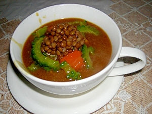 ゴーヤとひよこ豆のカレースープ レシピ 作り方 By ココアケア 楽天レシピ ゴーヤとひよこ豆のカレースープ レシピ 作り方 By ココアケア 楽天レシピ