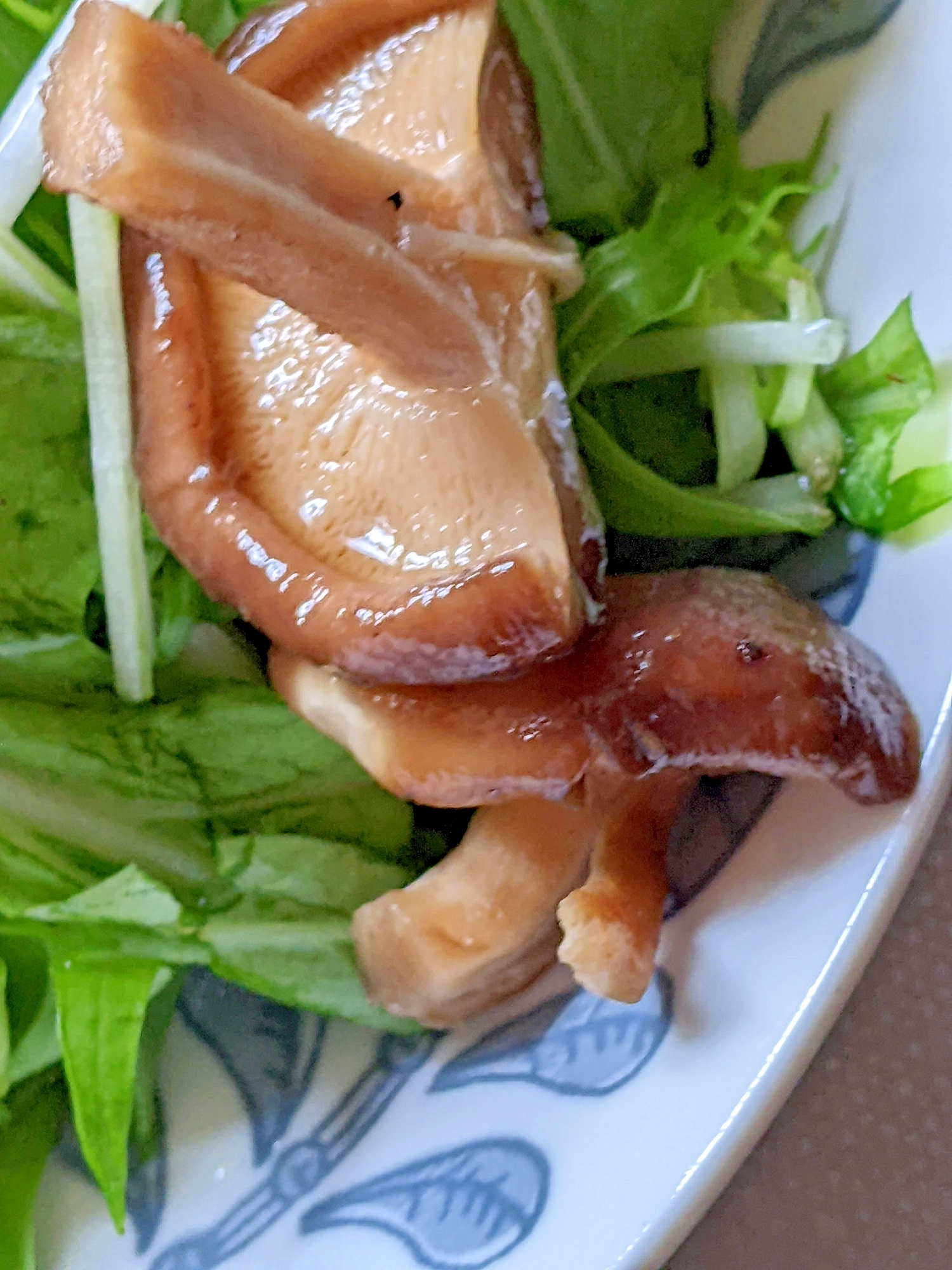 しいたけのマヨ醤油炒め