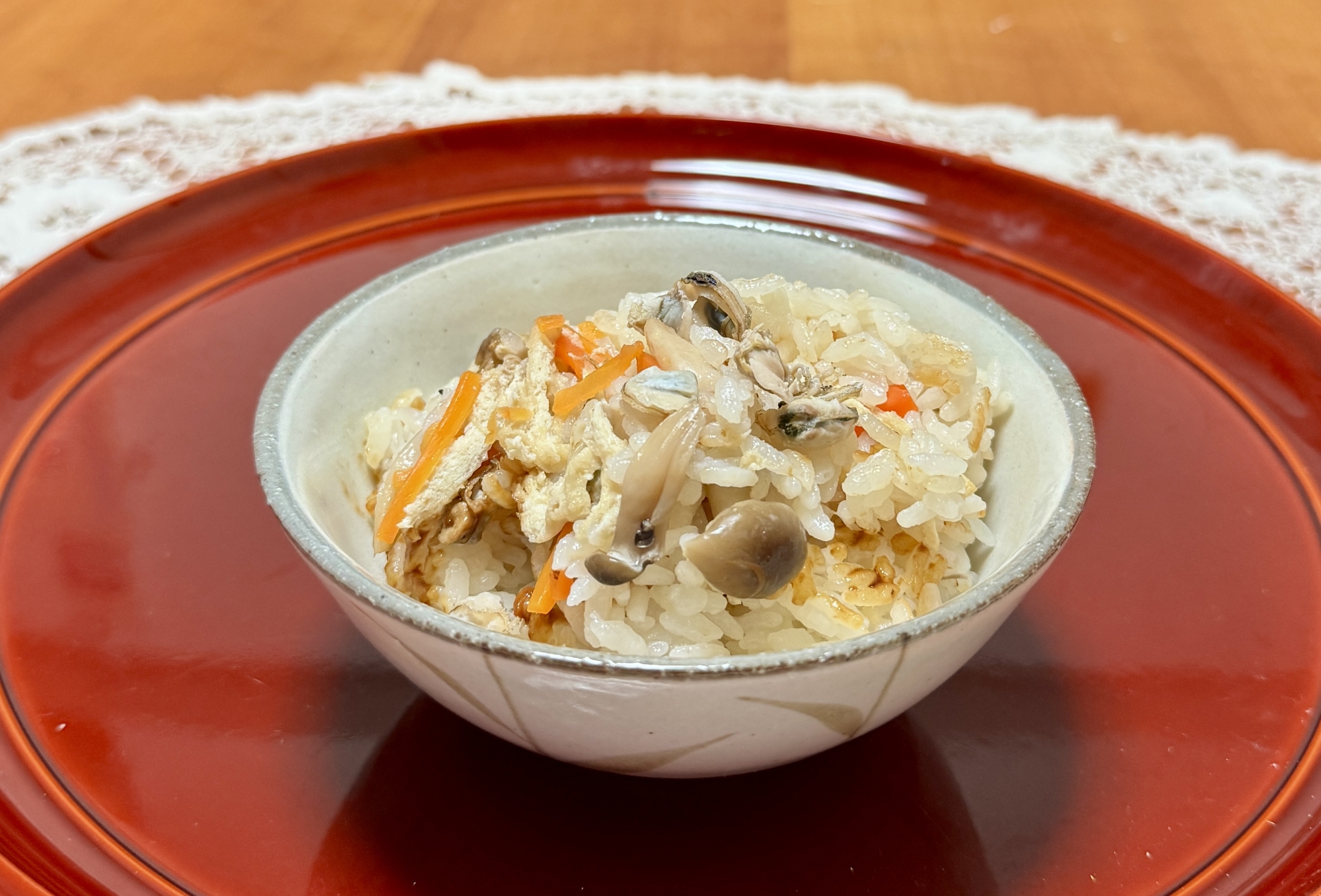 しじみの香りをまとった風味豊かな☆炊き込みご飯