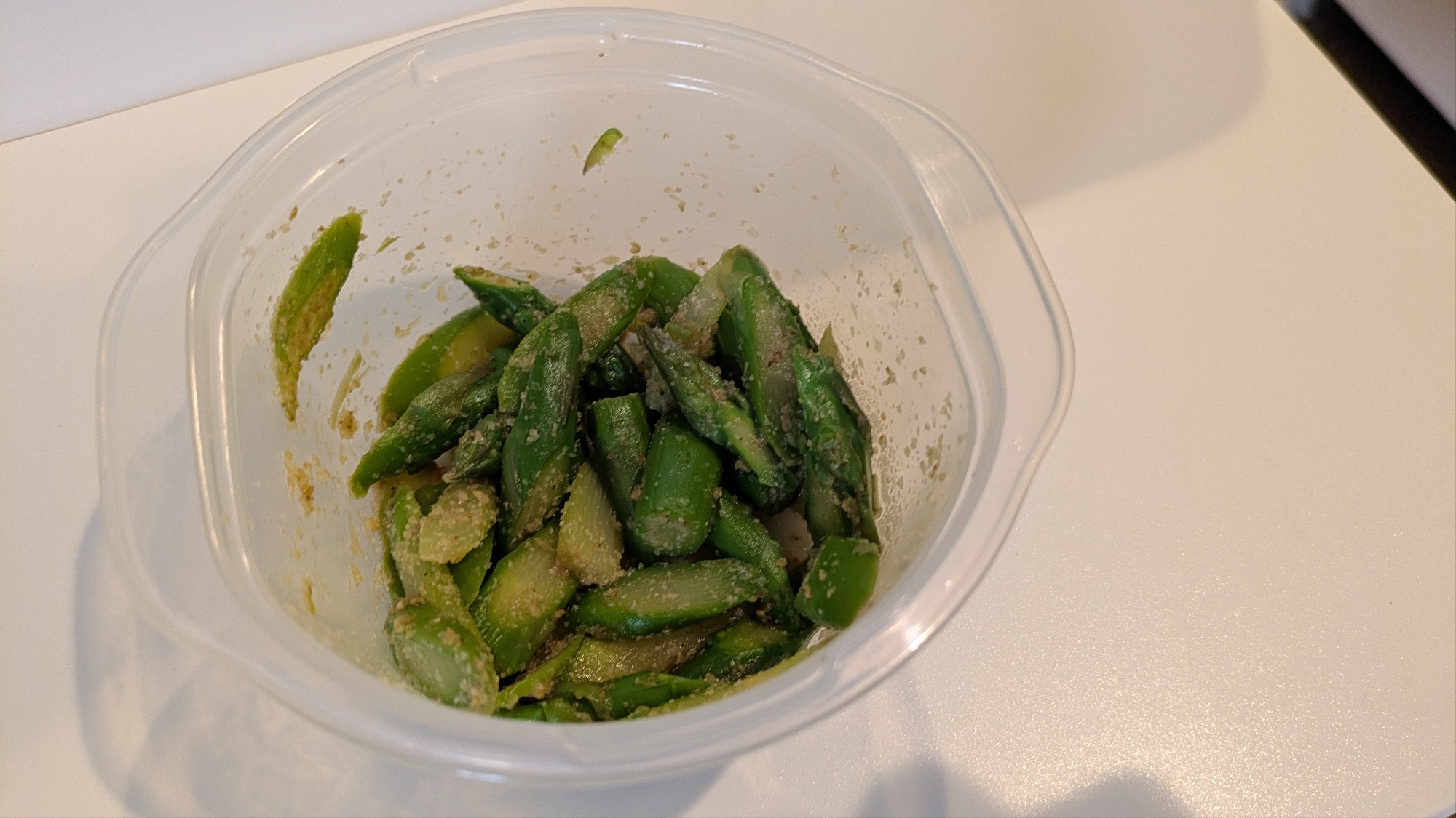 アスパラの胡麻和え