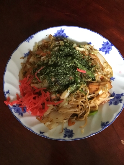 豚肉と家にある野菜でソース焼きそば