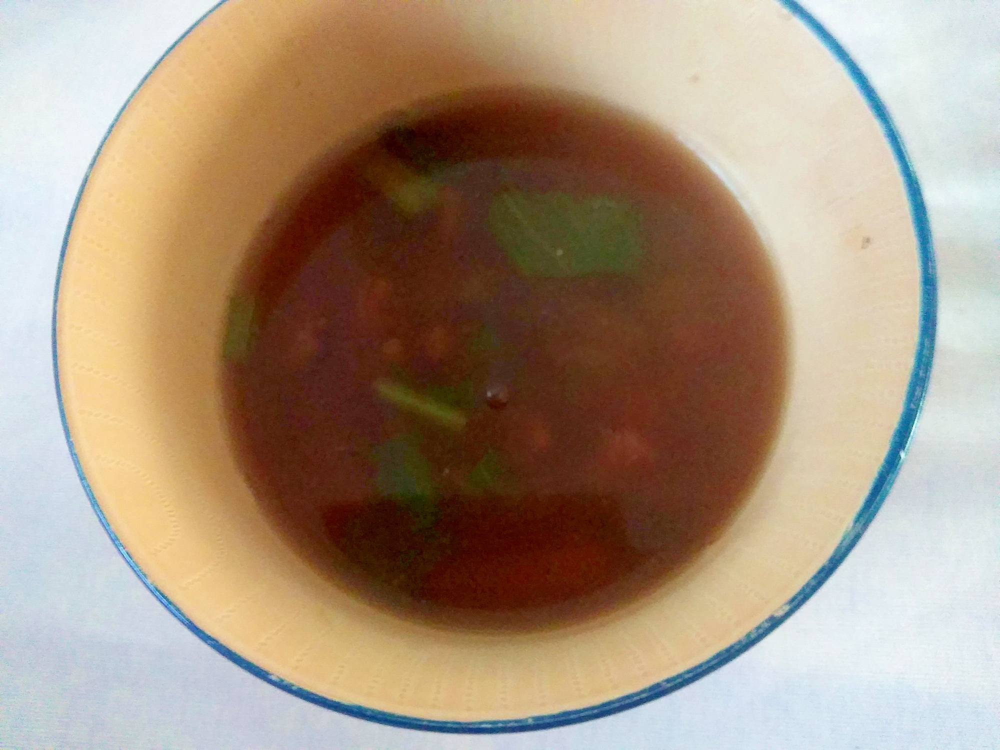 濃厚出汁のえのき味噌汁