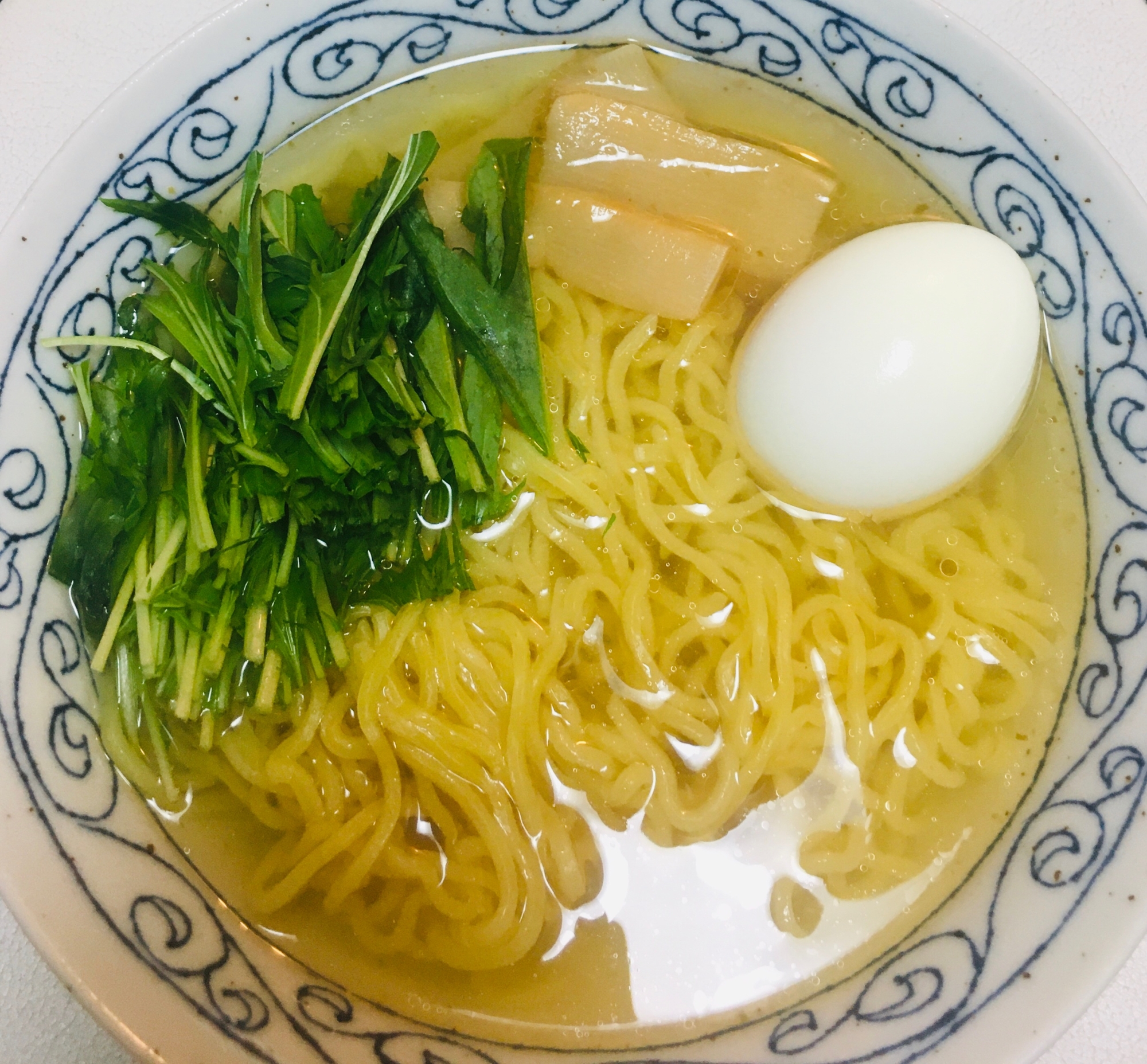 柚子胡椒で塩ラーメン