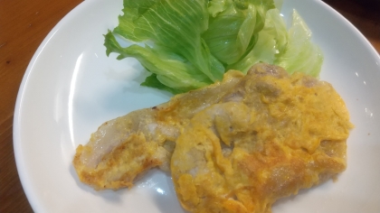 豚肉ロース薄切りで作ったピカタ