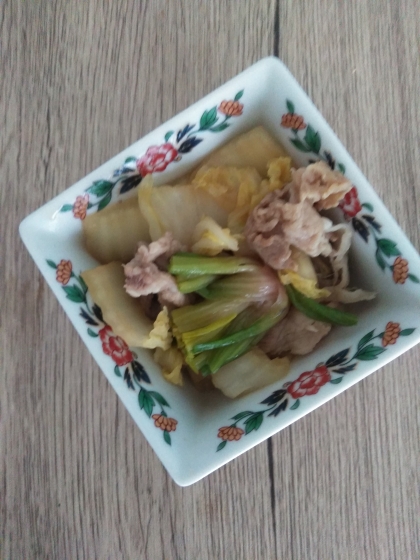豚肉と白菜煮