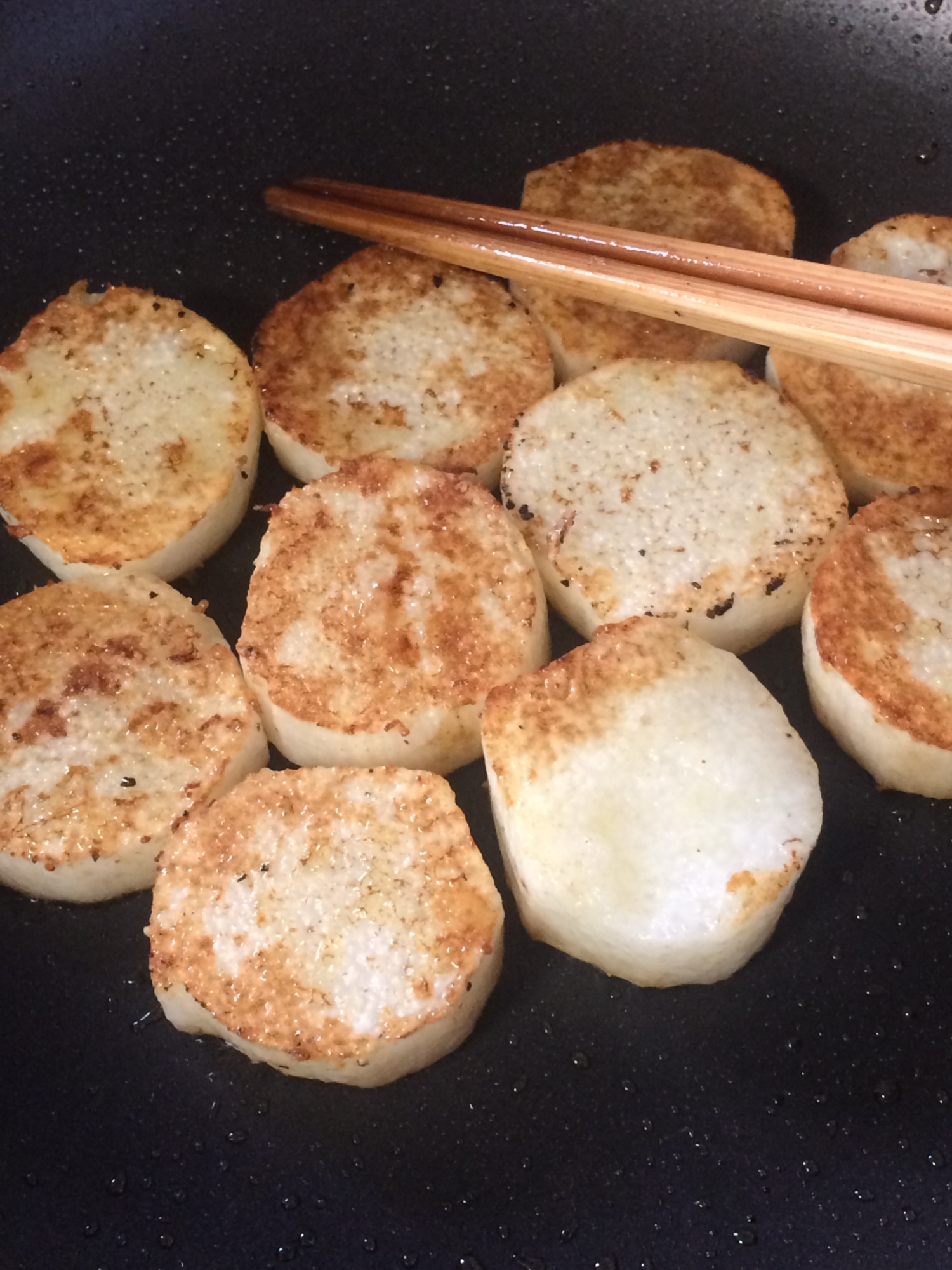 うちのおかず  焼きとろろ芋