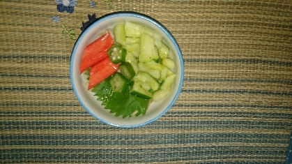 緑野菜の丼