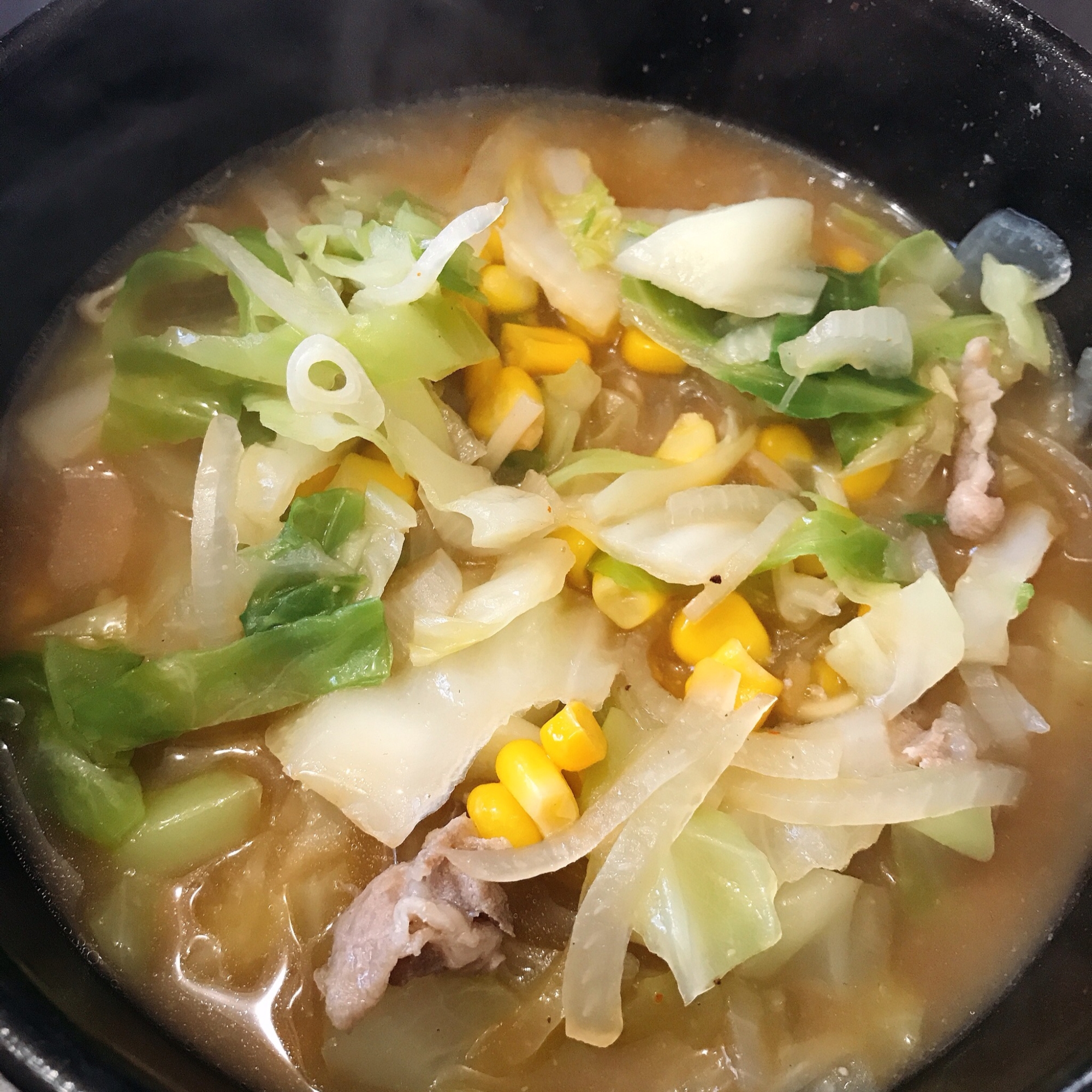 野菜たっぷり味噌ラーメン