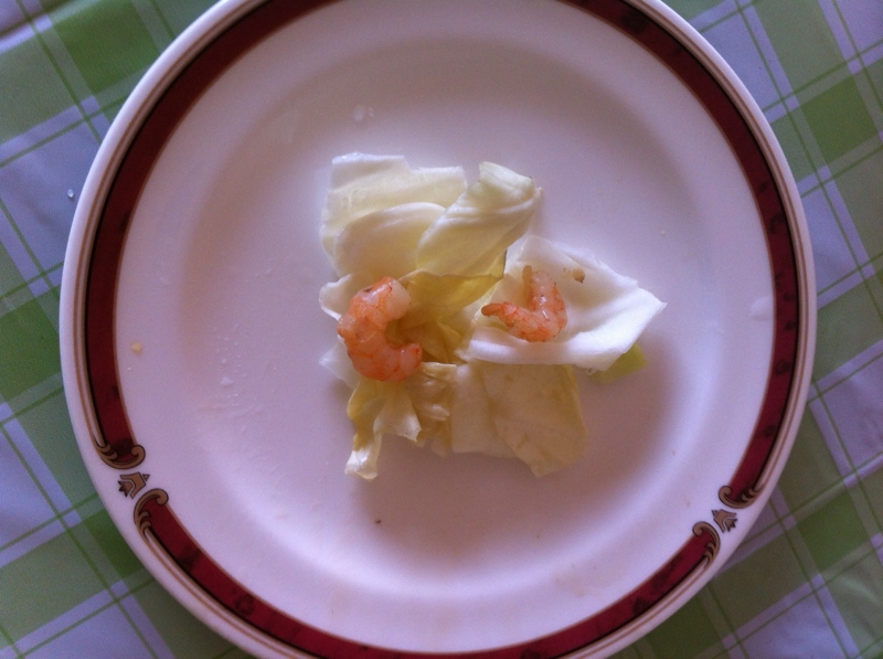 スピード10分♬えび&キャベツの炒め物