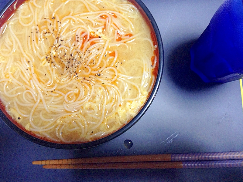 夏バテにはこれ！！酸辣素麺（サンラーソウメン）