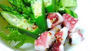野菜たっぷり　蛸のサラダ