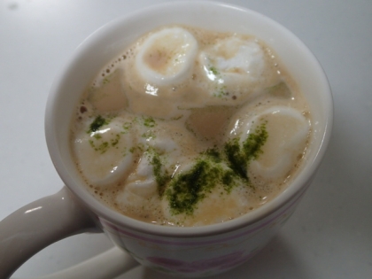 マシュマロコーヒー甘くて美味しいね❤朝食におごちそうさまぁ❤