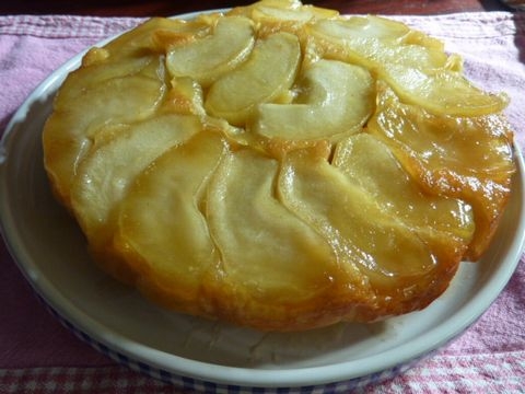 りんごのタルトタタン風ケーキ