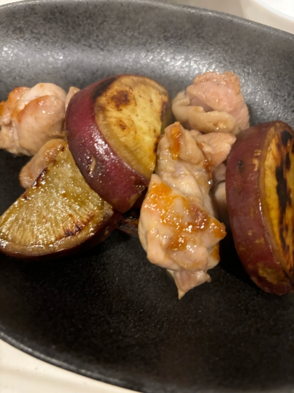 ボリュームおかず☆鶏肉とさつまいもの照り焼き