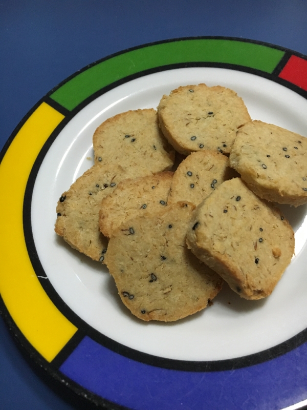 オリーブオイルで ゴマおからクッキー レシピ 作り方 By 夢見通り 楽天レシピ