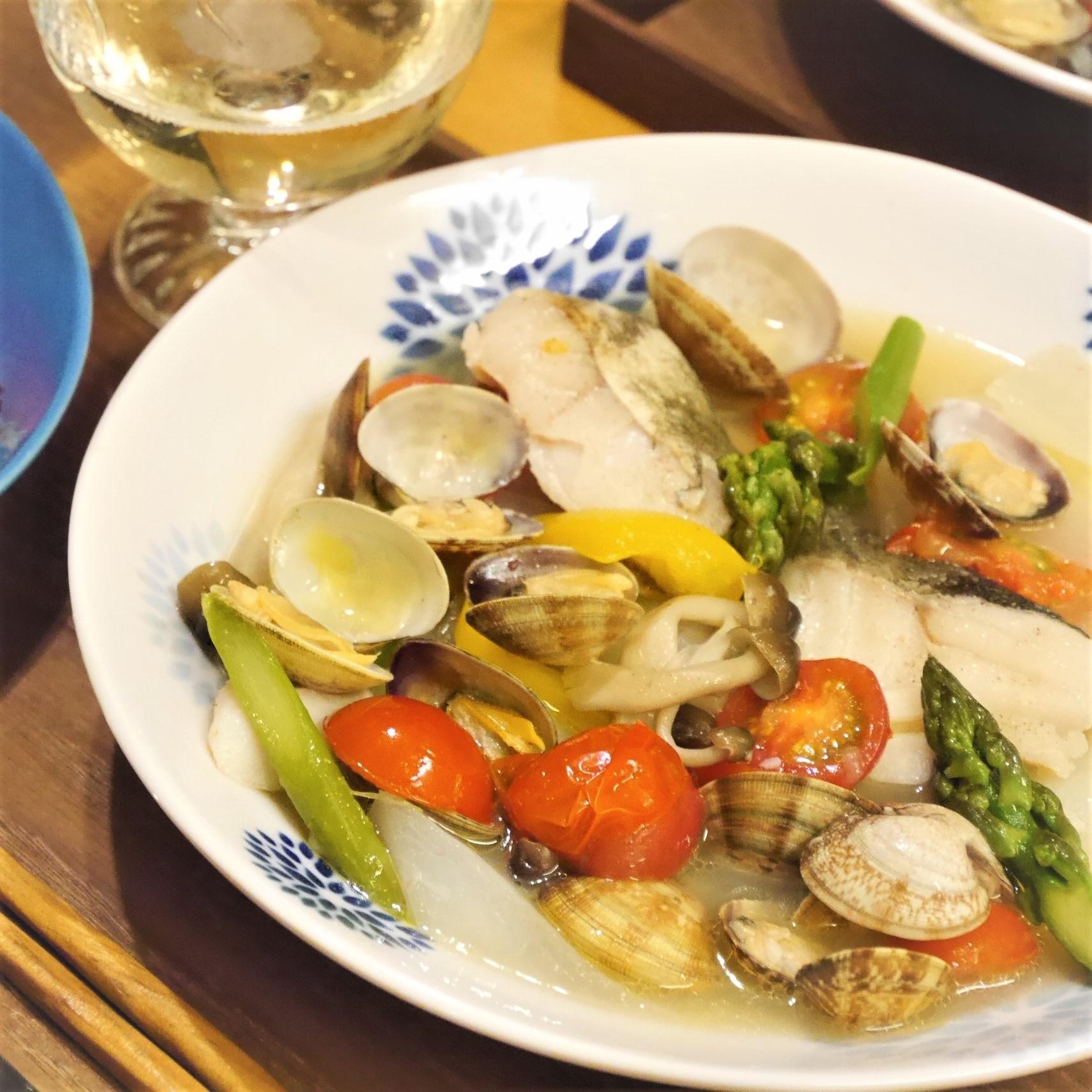 料理酒で かんたん和風アクアパッツァ レシピ 作り方 By Yunachi 楽天レシピ 料理酒で かんたん和風アクアパッツァ レシピ 作り方 By Yunachi 楽天レシピ