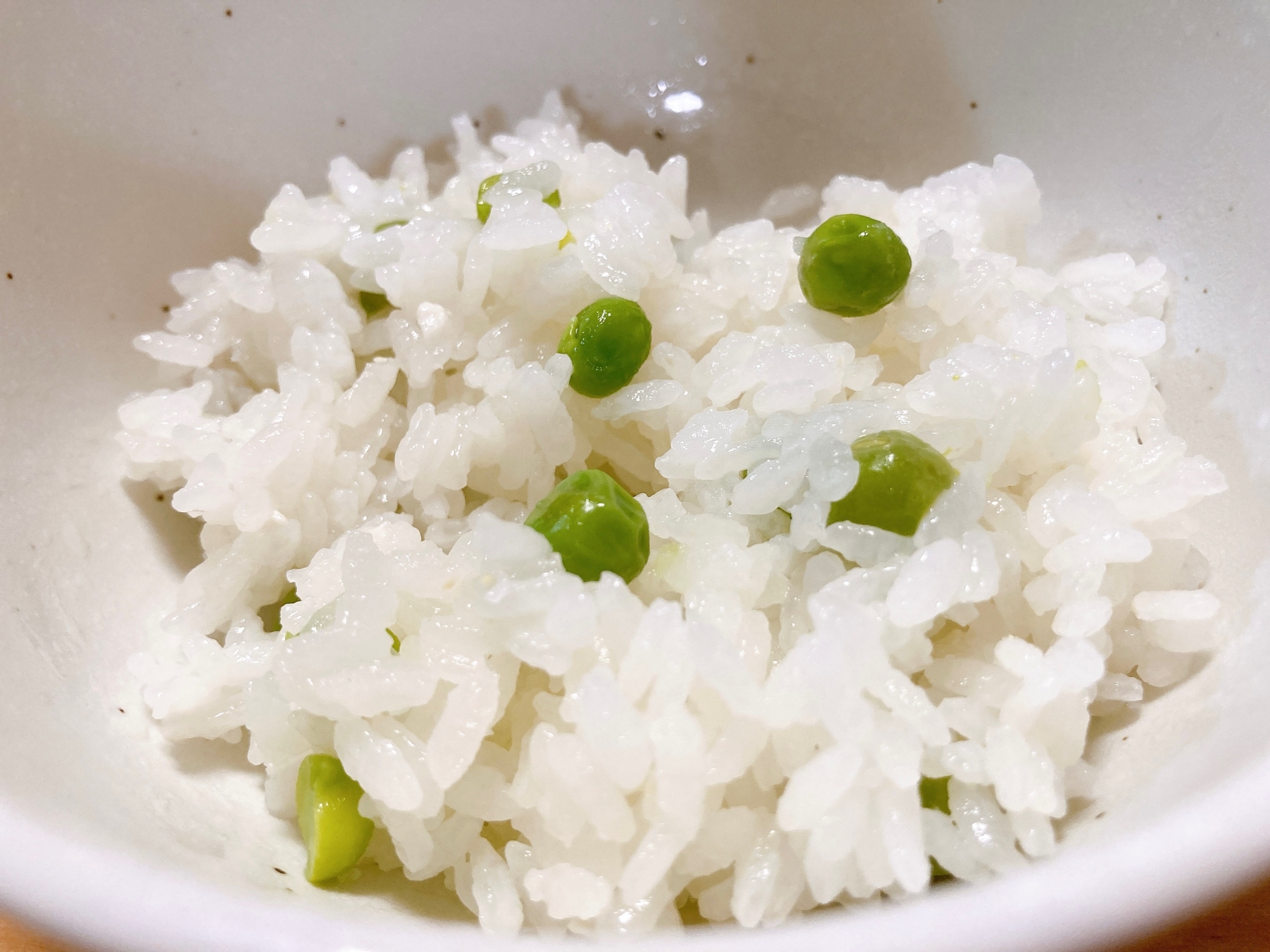薄味好きさんのグリーンピースごはん