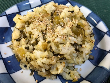 高菜カレーチャーハン♪