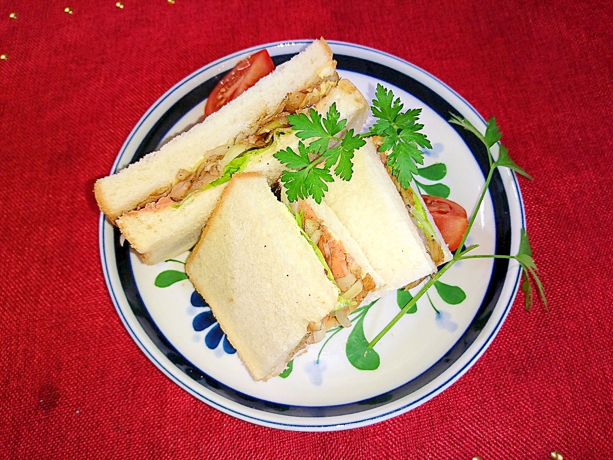 ローストビーフと酢玉葱のサンドイッチ レシピ 作り方 By ビッグさん 楽天レシピ