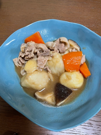 里芋と豚肉の煮物