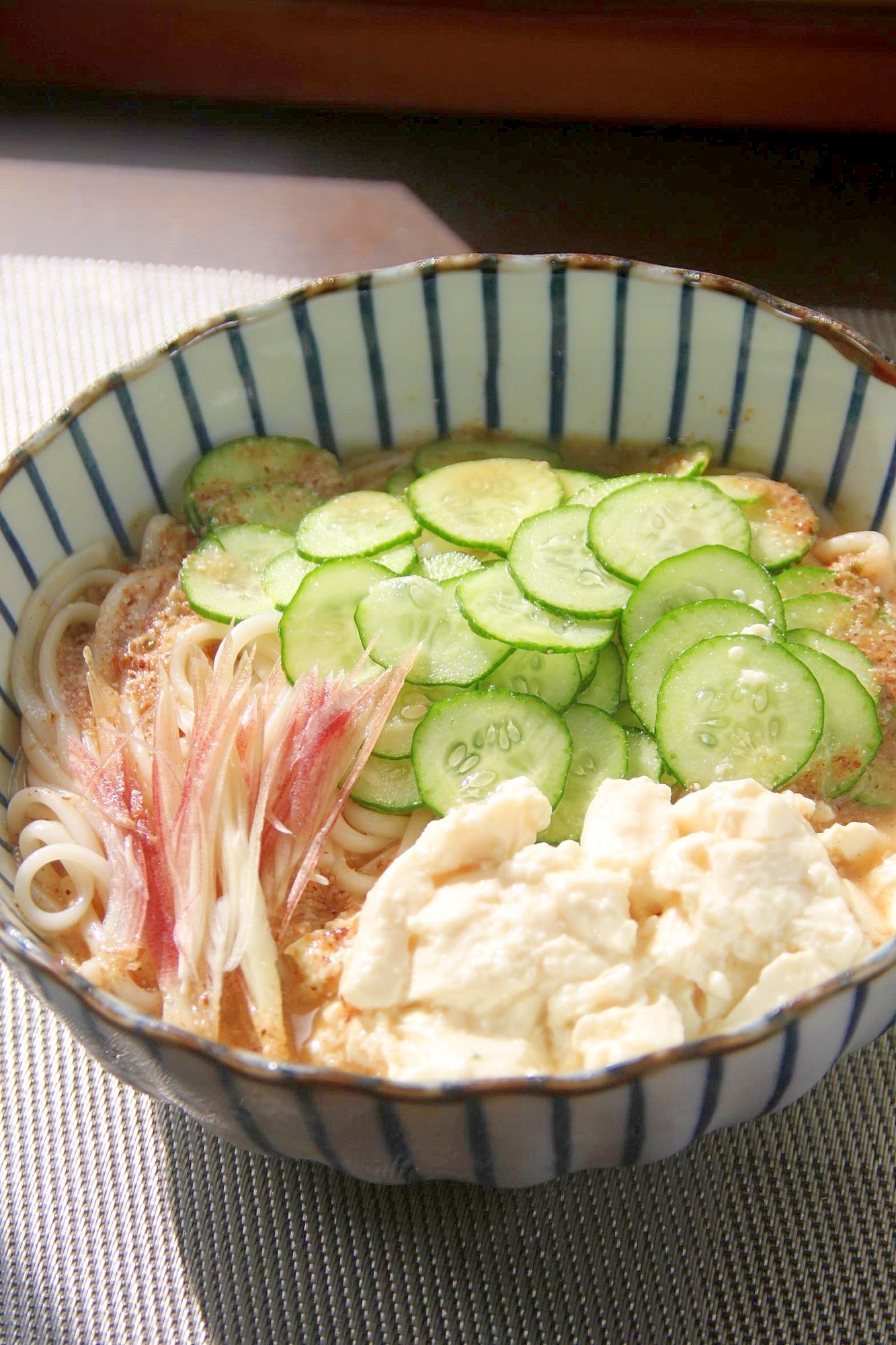 キンキンに冷やして『冷や汁うどん』