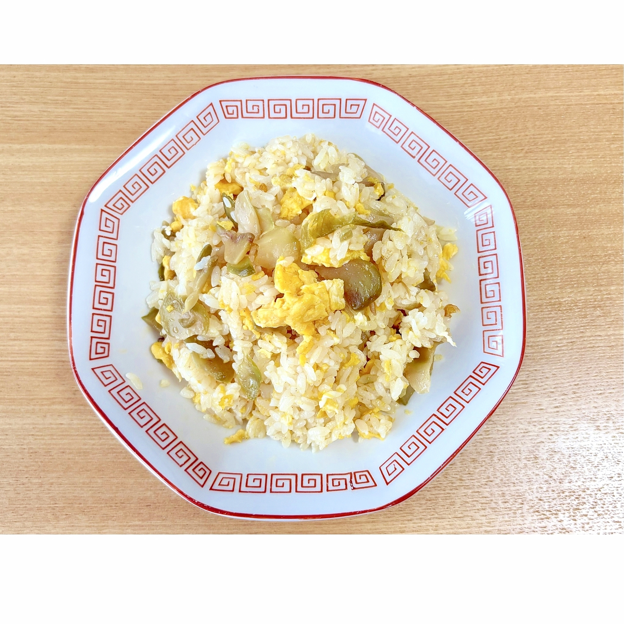 搾菜と玉子の炒飯