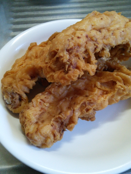 ケンタッキー風 ささみのフライドチキン作ってみた レシピ 作り方 By 青色カエル 楽天レシピ