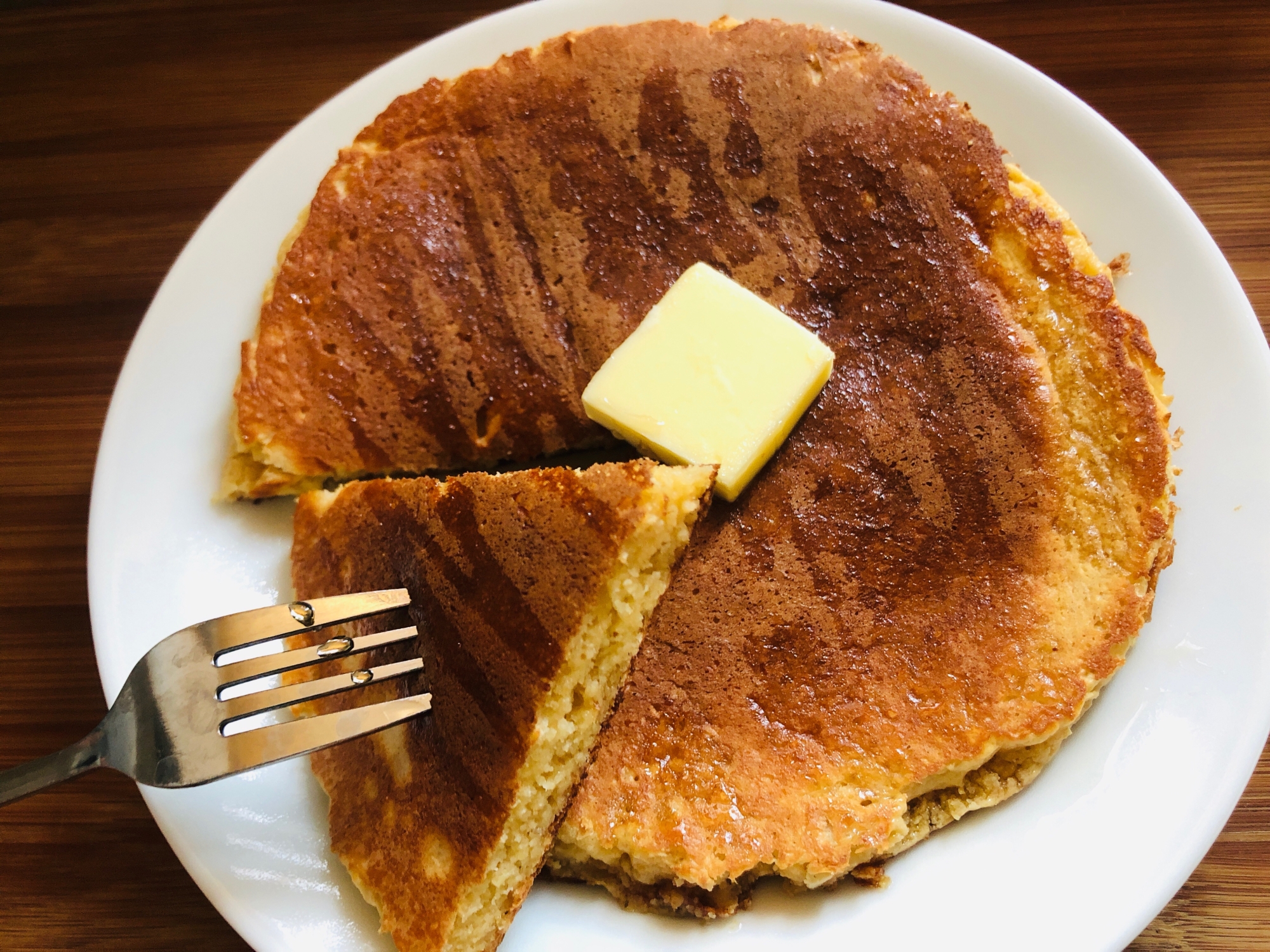 糖質オフ オートミールとアーモンドのホットケーキ レシピ 作り方 By 低糖質もーこ 楽天レシピ