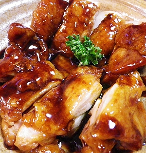 鶏の黒酢焼き