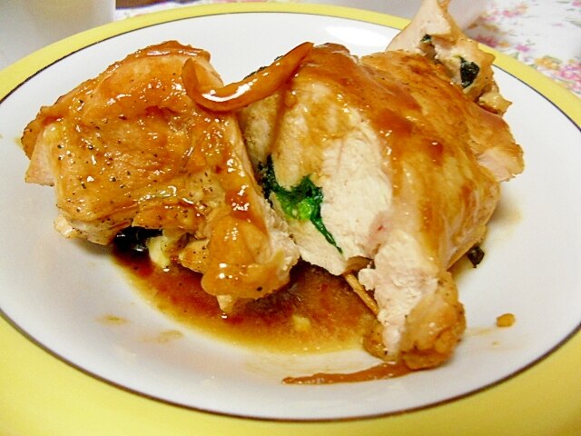 ほうれん草、ビーツ、ヤギチーズのルラードのレシピ