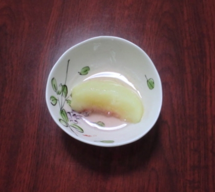 甘くない桃を甘く♪レンジで3分§白桃のコンポート§