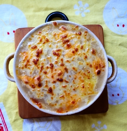 レンジで作る★ミートポテトグラタン