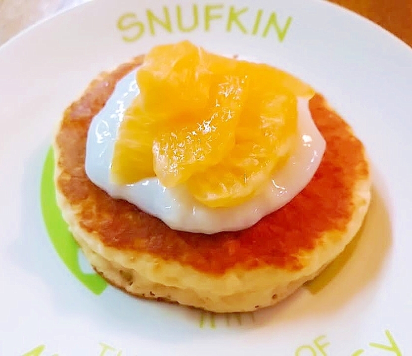 ミルククリーム八朔パンケーキ