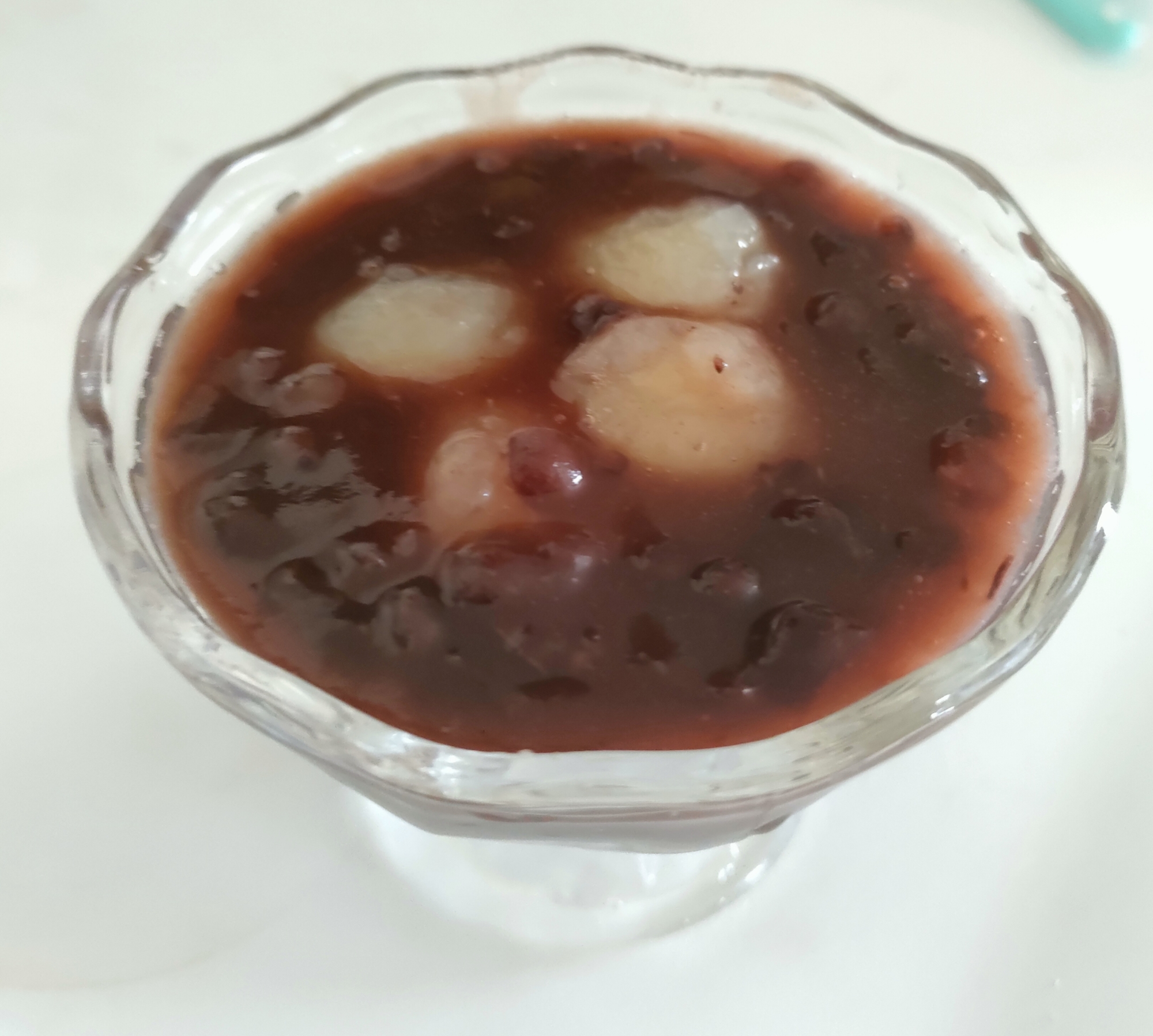 冷やしお汁粉にぴったり♪もちもち豆腐だんご