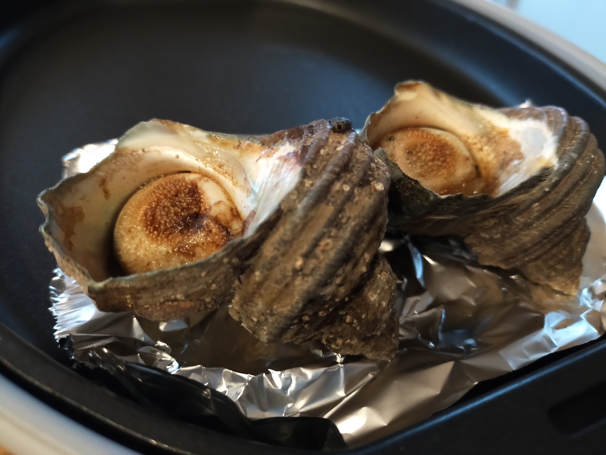 魚焼きグリルで！サザエの壺焼き