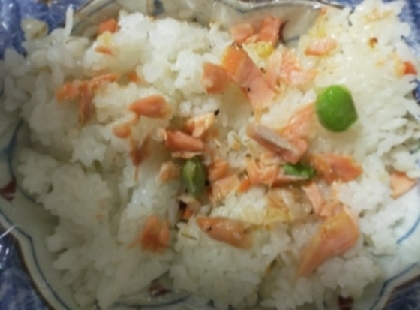 mintちゃん✨鮭フレークと枝豆でたんぱく質ご飯美味しかったです✨リピにポチ✨✨いつもありがとうございますo(^-^o)(o^-^)o