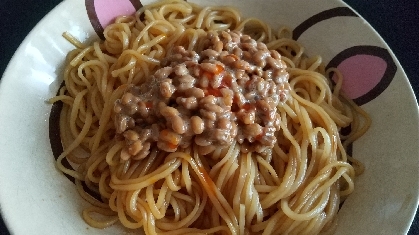 納豆焼きラーメン☆