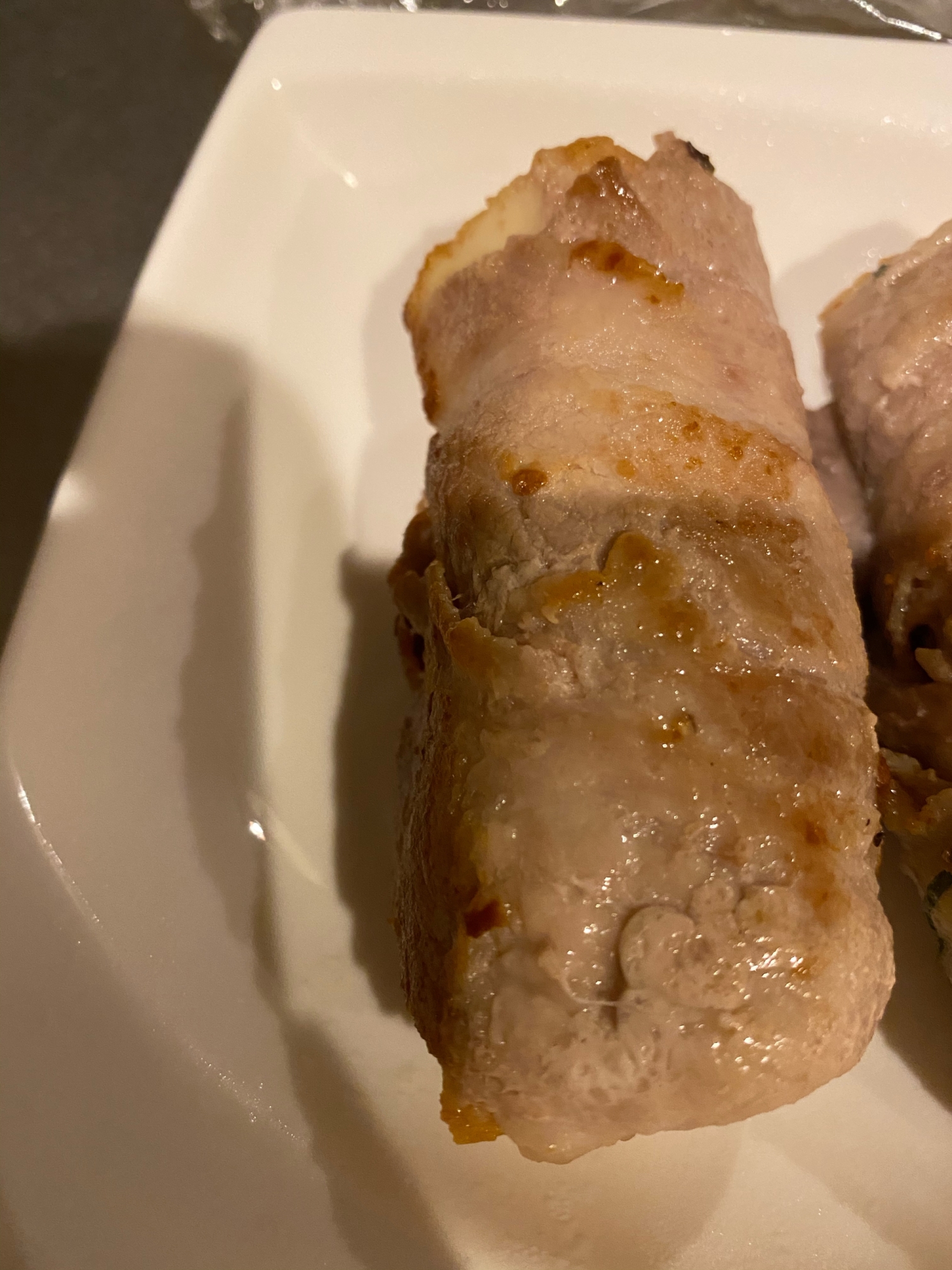 厚揚げの肉巻き!