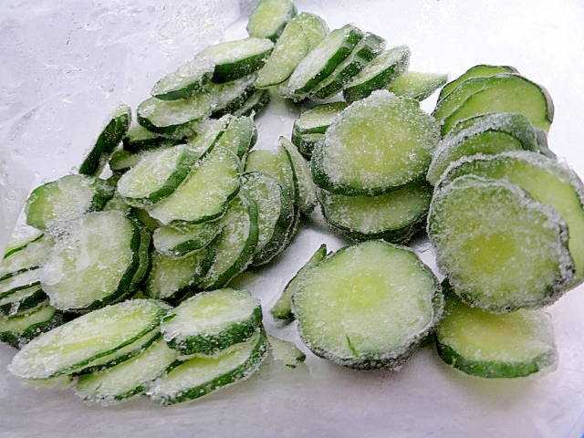 冷凍できるよ！胡瓜の冷凍保存法