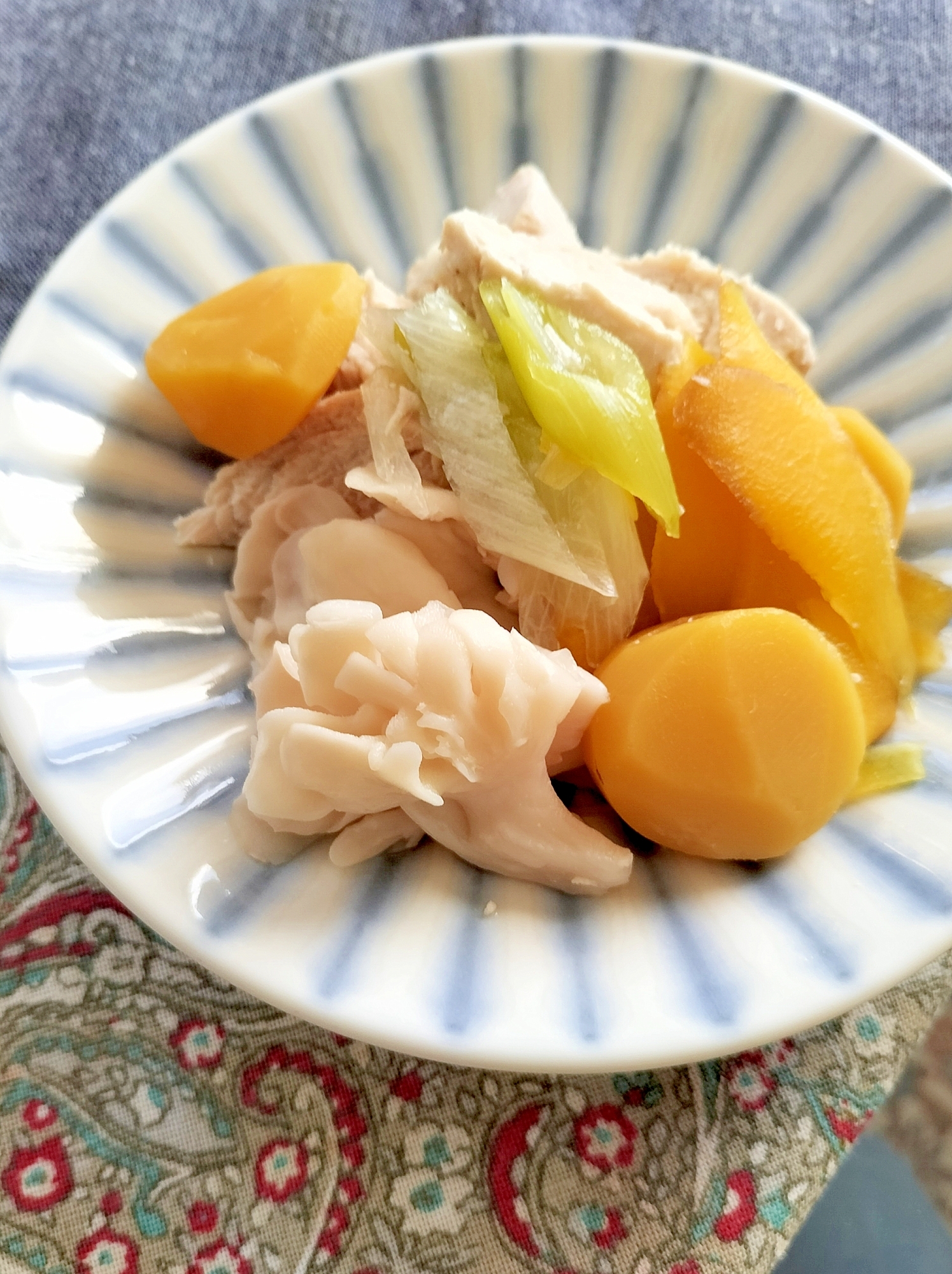 栗と舞茸と鶏肉の秋煮♩（甘露煮食べきり）