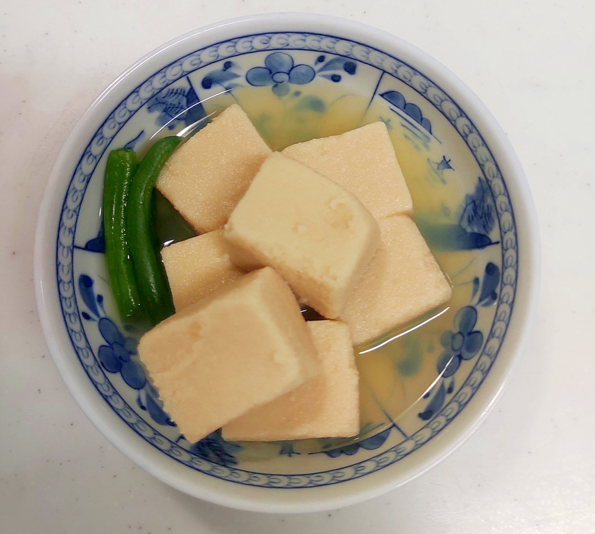 高野豆腐の鶏スープ煮