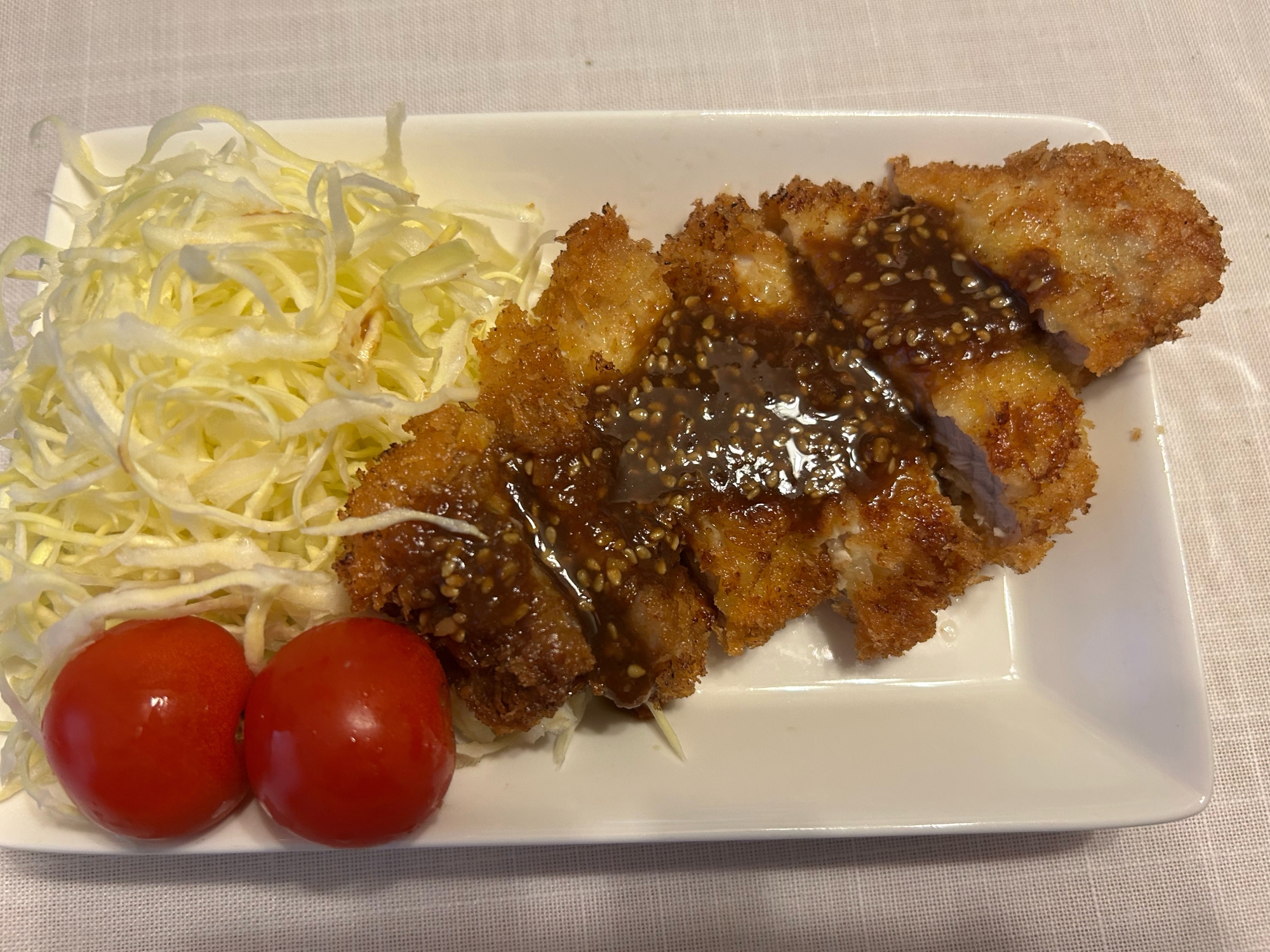 米粉を使った＊味噌かつ＊