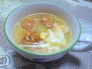 いかつくねの中華スープ