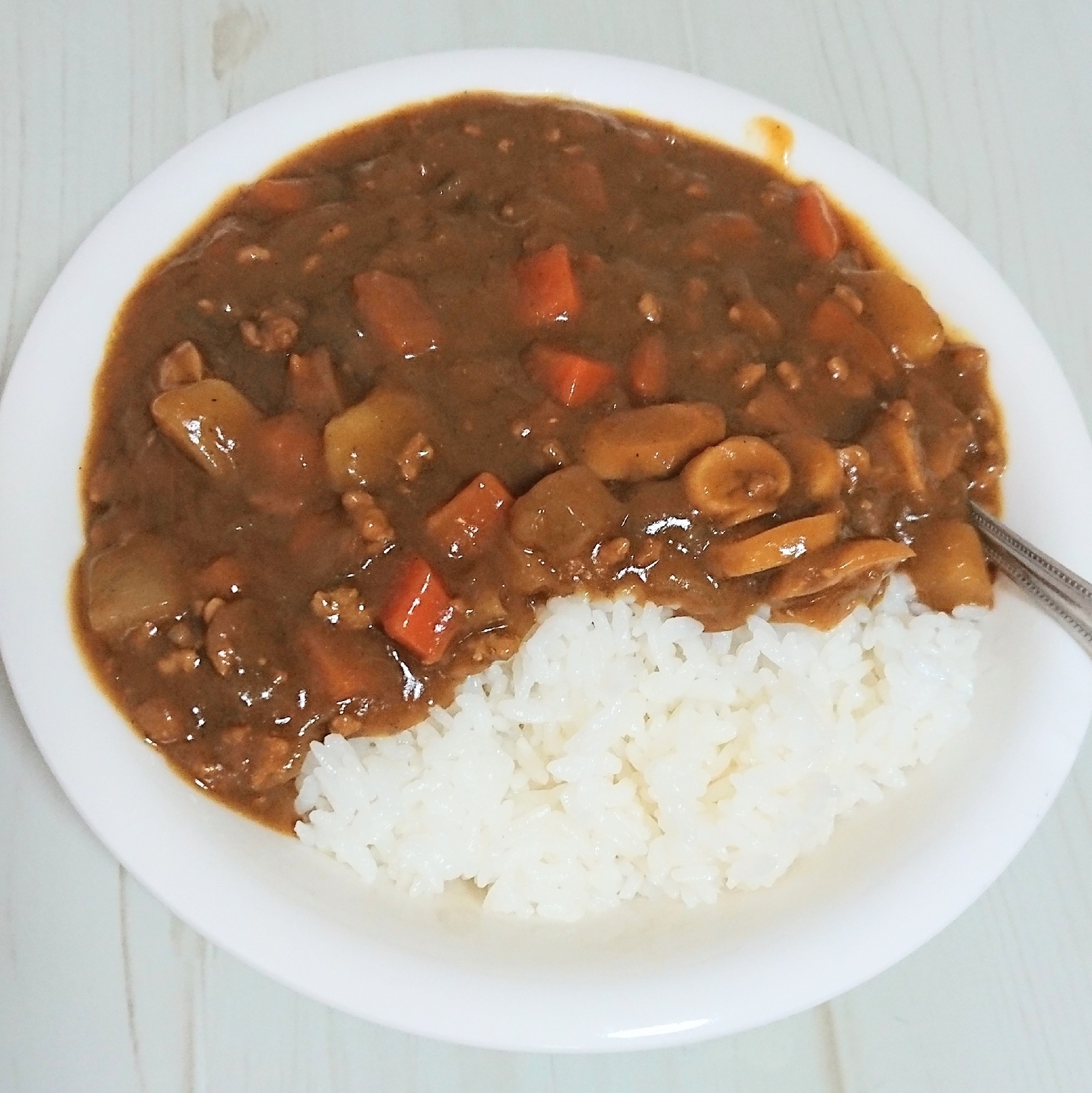 ひき肉と大根のカレー