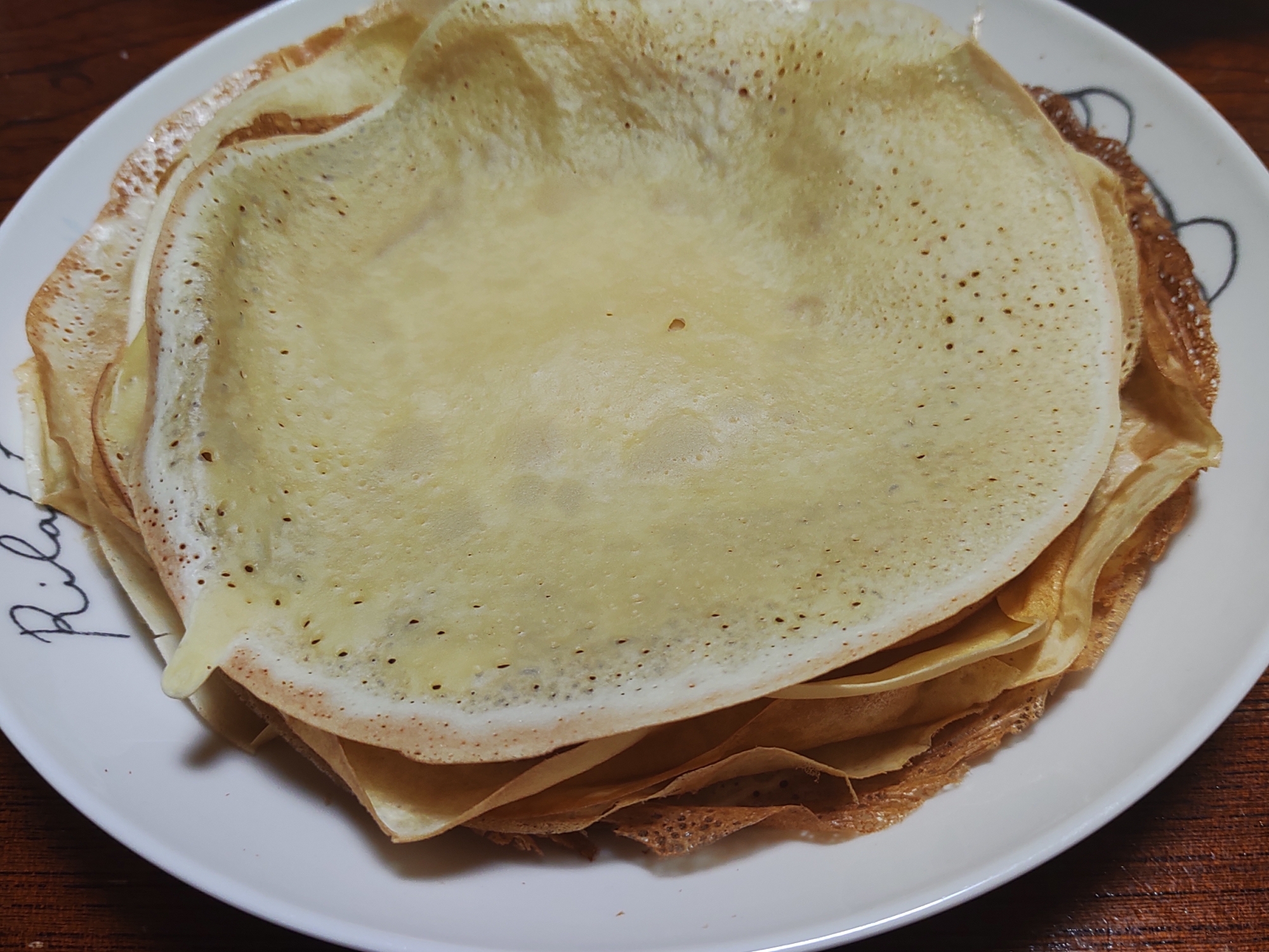 ホットケーキミックスでクレープ生地