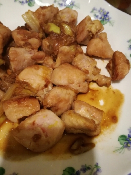 鶏むね肉と茹で野菜のダイエット中華